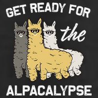 Get Ready For The Alpacalypse Funny Alpaca Fan Gift Microfiber Hand Towel