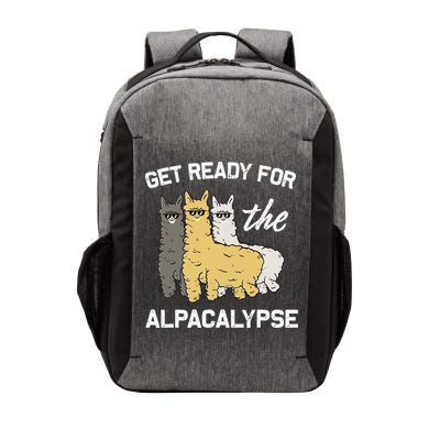 Get Ready For The Alpacalypse Funny Alpaca Fan Gift Vector Backpack