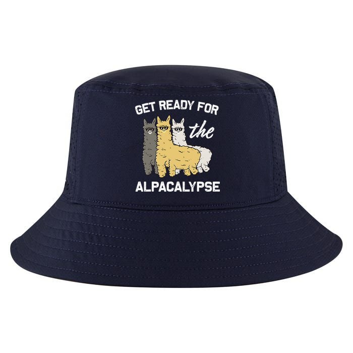 Get Ready For The Alpacalypse Funny Alpaca Fan Gift Cool Comfort Performance Bucket Hat