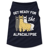 Get Ready For The Alpacalypse Funny Alpaca Fan Gift Doggie Tank