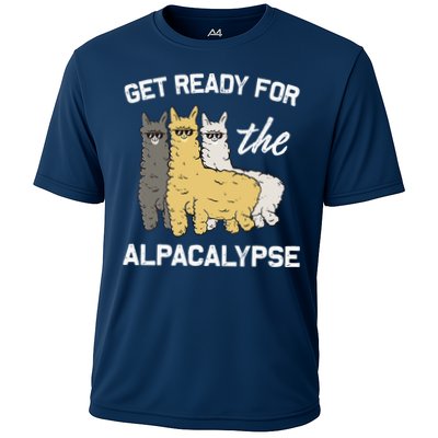 Get Ready For The Alpacalypse Funny Alpaca Fan Gift Performance Shirt