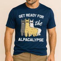 Get Ready For The Alpacalypse Funny Alpaca Fan Gift Performance Shirt