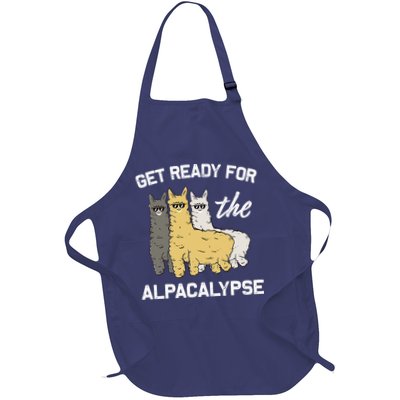 Get Ready For The Alpacalypse Funny Alpaca Fan Gift Apron