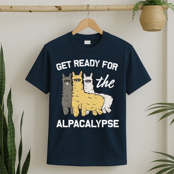 Get Ready For The Alpacalypse Funny Alpaca Fan Gift T-Shirt