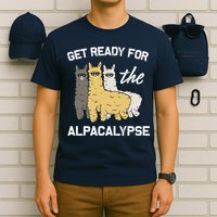 Get Ready For The Alpacalypse Funny Alpaca Fan Gift T-Shirt
