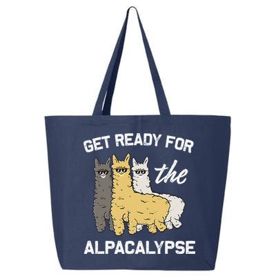 Get Ready For The Alpacalypse Funny Alpaca Fan Gift 25L Jumbo Tote