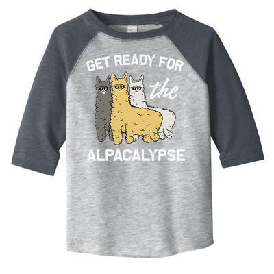 Get Ready For The Alpacalypse Funny Alpaca Fan Gift Toddler Fine Jersey T-Shirt