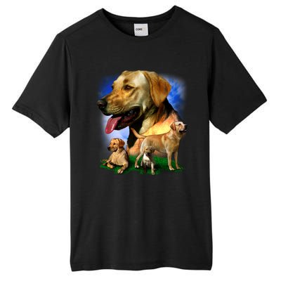 Golden Retriever Family Of Dogs Portrait Tall Fusion ChromaSoft Performance T-Shirt