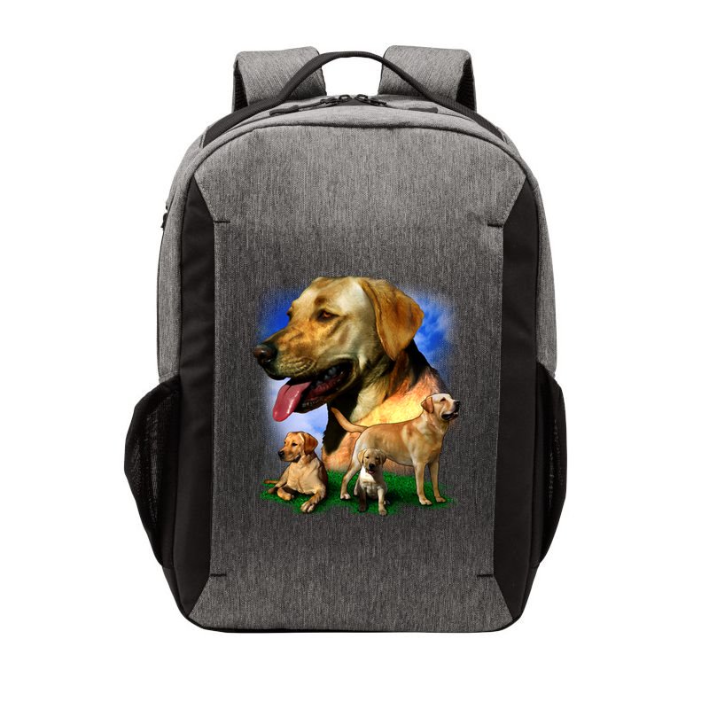 Golden Retriever Family Of Dogs Portrait Vector Backpack