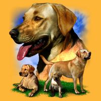 Golden Retriever Family Of Dogs Portrait Cooling Performance Crew T-Shirt