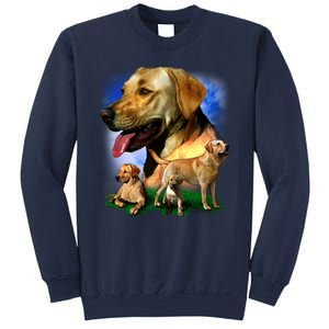 Golden Retriever Family Of Dogs Portrait Sweatshirt