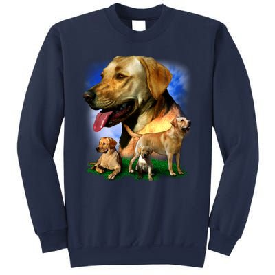 Golden Retriever Family Of Dogs Portrait Sweatshirt