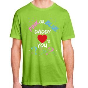 Gender Reveal For Dad Blue Daddy Loves You Hoodie Adult ChromaSoft Performance T-Shirt