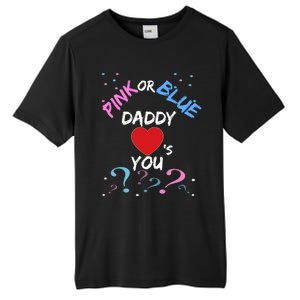 Gender Reveal For Dad Blue Daddy Loves You Hoodie Tall Fusion ChromaSoft Performance T-Shirt