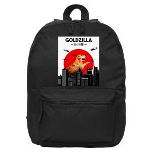 Golden Retriever Funny Golden Retriever 16 in Basic Backpack