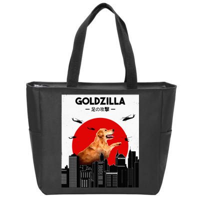 Golden Retriever Funny Golden Retriever Zip Tote Bag