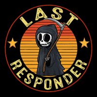 Grim Reaper Funny Dark Meme Mortician Last Responder 16 in Basic Backpack