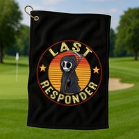 Grim Reaper Funny Dark Meme Mortician Last Responder Golf Towel