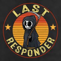 Grim Reaper Funny Dark Meme Mortician Last Responder Golf Towel