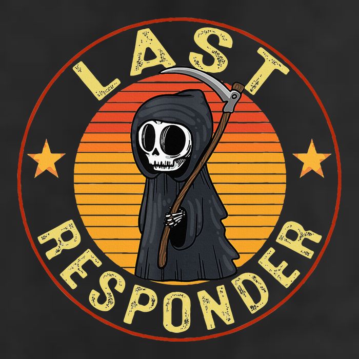Grim Reaper Funny Dark Meme Mortician Last Responder Golf Towel