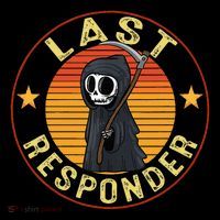 Grim Reaper Funny Dark Meme Mortician Last Responder Short Acrylic Beanie