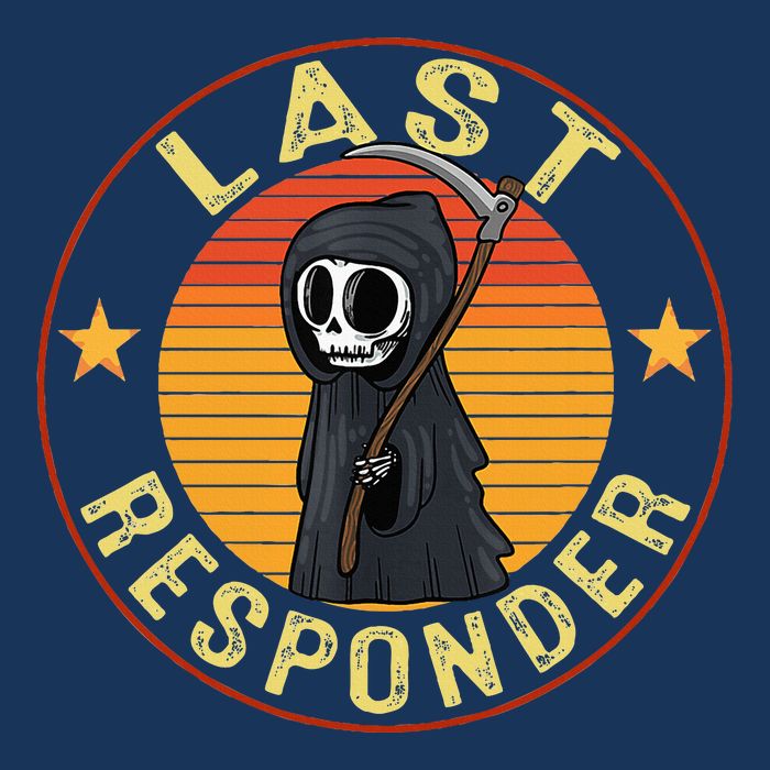 Grim Reaper Funny Dark Meme Mortician Last Responder Infant Baby Jersey Bodysuit