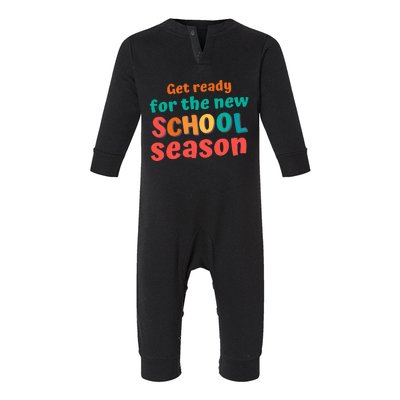 Get Ready For The New School Season 2025 Teacher Back To School Infant Fleece One Piece