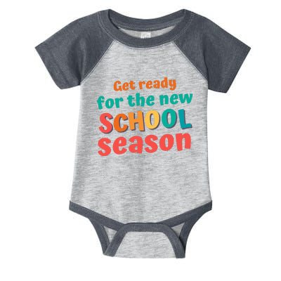 Get Ready For The New School Season 2025 Teacher Back To School Infant Baby Jersey Bodysuit