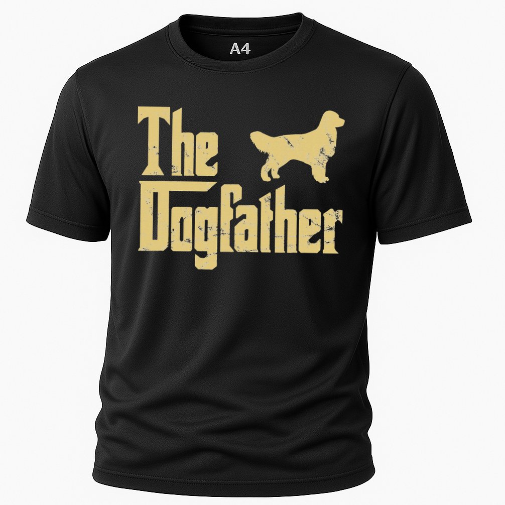 Golden Retriever Funny Dog The Dogfather Parody Performance Shirt