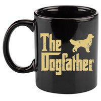 Golden Retriever Funny Dog The Dogfather Parody 11oz C Handle Ceramic Mug