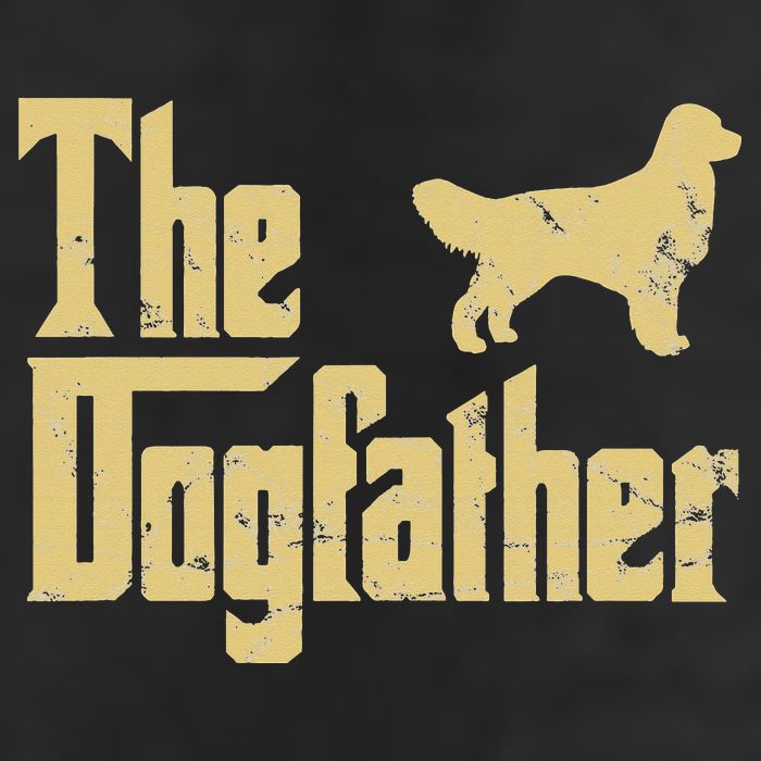 Golden Retriever Funny Dog The Dogfather Parody Beanie