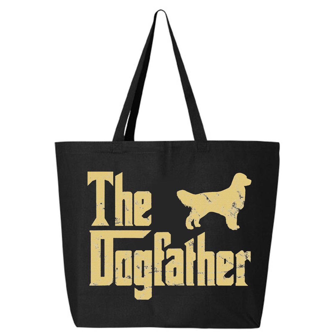 Golden Retriever Funny Dog The Dogfather Parody 25L Jumbo Tote