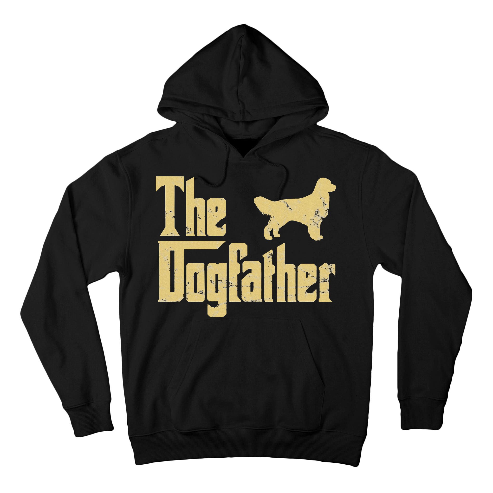Golden Retriever Funny Dog The Dogfather Parody Tall Hoodie