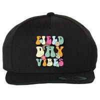 Groovy Retro Field Day Vibes Funny For Teacher Wool Snapback Cap