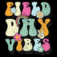 Groovy Retro Field Day Vibes Funny For Teacher Wool Snapback Cap