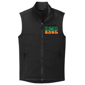 Groovy Retro Kids Funny St Patricks Day Saying For Girls Boys I Pinch Back Collective Smooth Fleece Vest