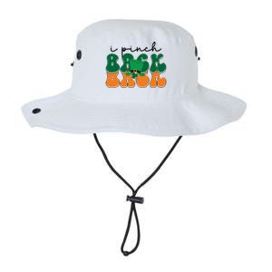 Groovy Retro Kids Funny St Patricks Day Saying For Girls Boys I Pinch Back Legacy Cool Fit Booney Bucket Hat