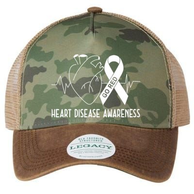 Go Red For Heart Disease Awareness Legacy Tie Dye Trucker Hat