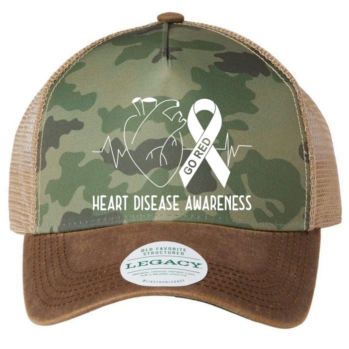 Go Red For Heart Disease Awareness Legacy Tie Dye Trucker Hat