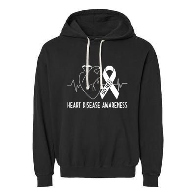 Go Red For Heart Disease Awareness Garment-Dyed Fleece Hoodie