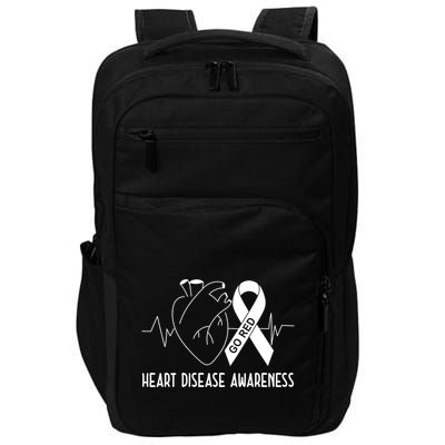 Go Red For Heart Disease Awareness Impact Tech Backpack