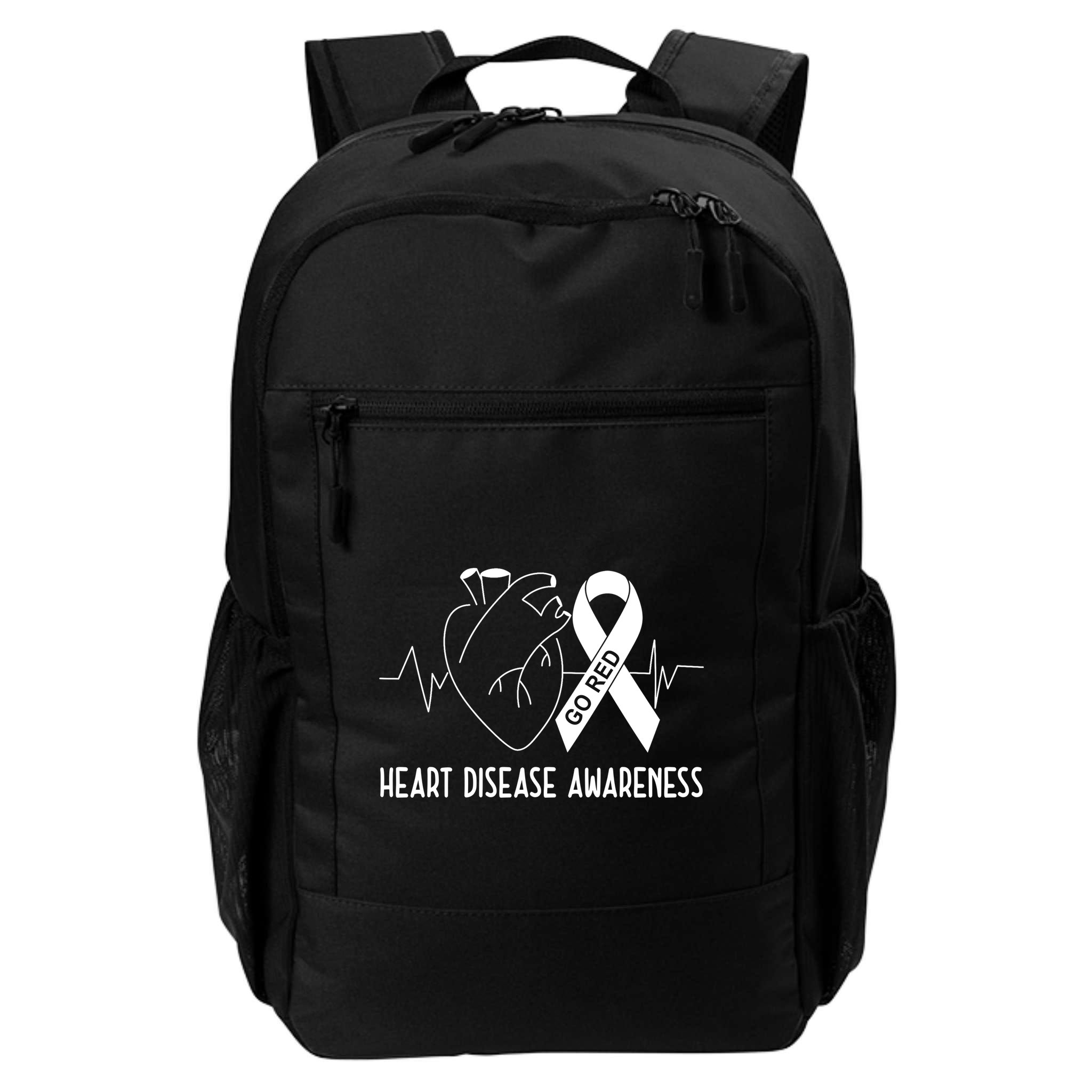 Go Red For Heart Disease Awareness Backpack