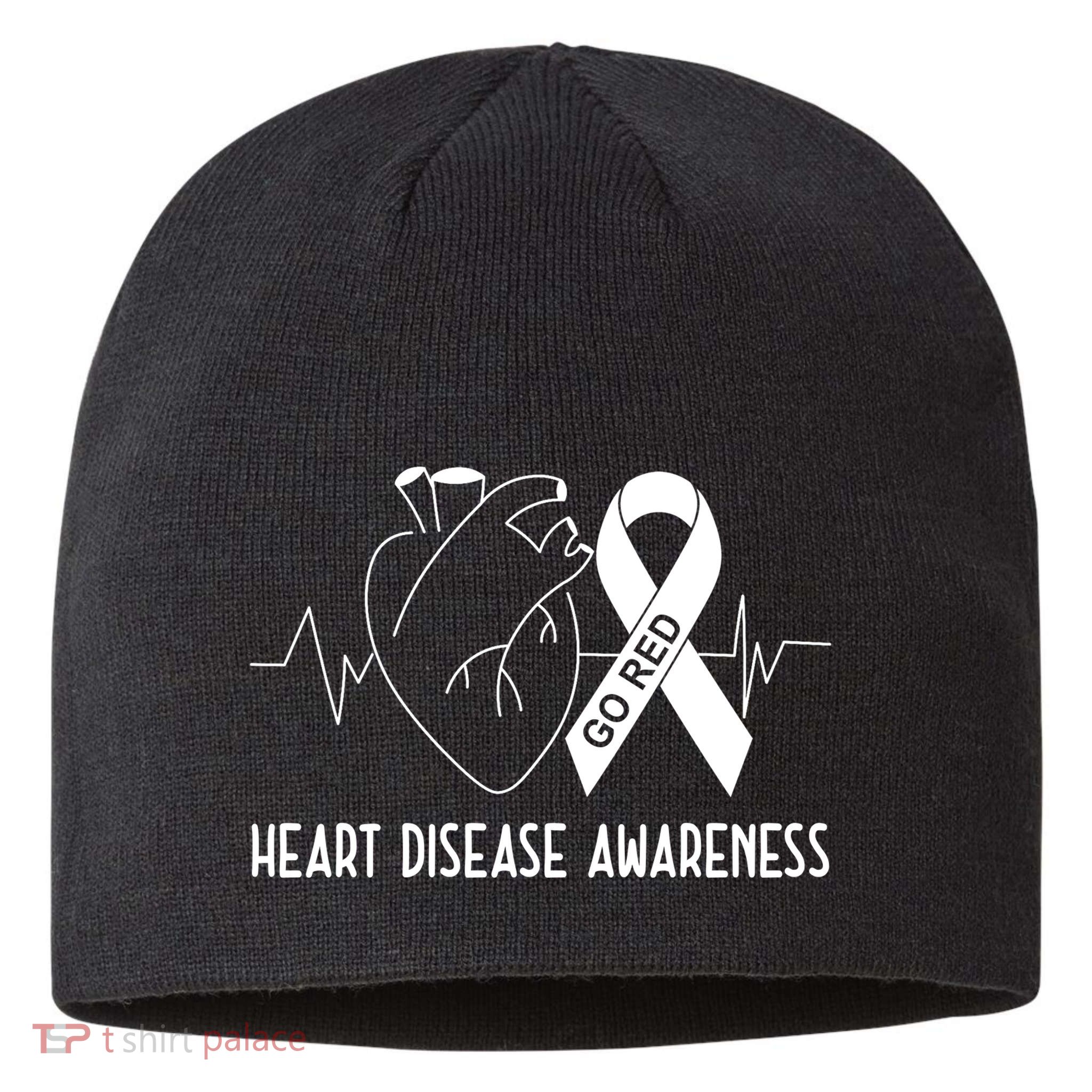 Go Red For Heart Disease Awareness Sustainable Beanie