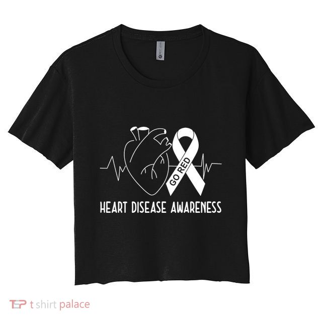 Go Red For Heart Disease Awareness Crop Top