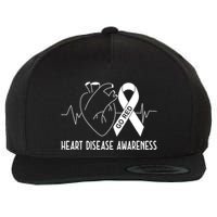 Go Red For Heart Disease Awareness Wool Snapback Cap
