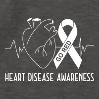 Go Red For Heart Disease Awareness Vector Backpack