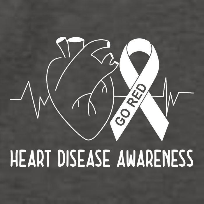 Go Red For Heart Disease Awareness Vector Backpack