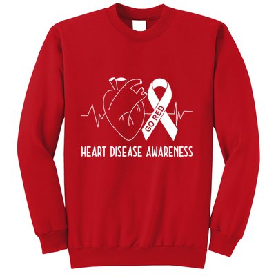 Go Red For Heart Disease Awareness Sweatshirt