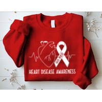 Go Red For Heart Disease Awareness Sweatshirt