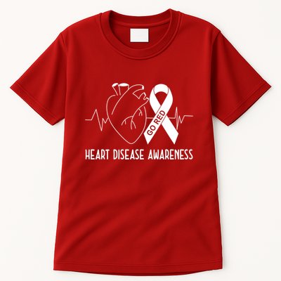 Go Red For Heart Disease Awareness Tall T-Shirt